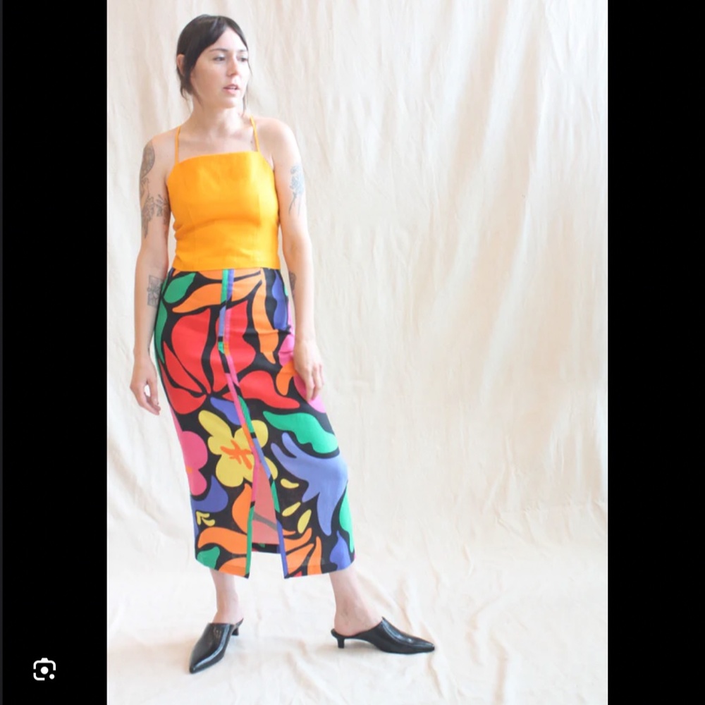 Mara Hoffman Hemp Molly Skirt Medium Size 6